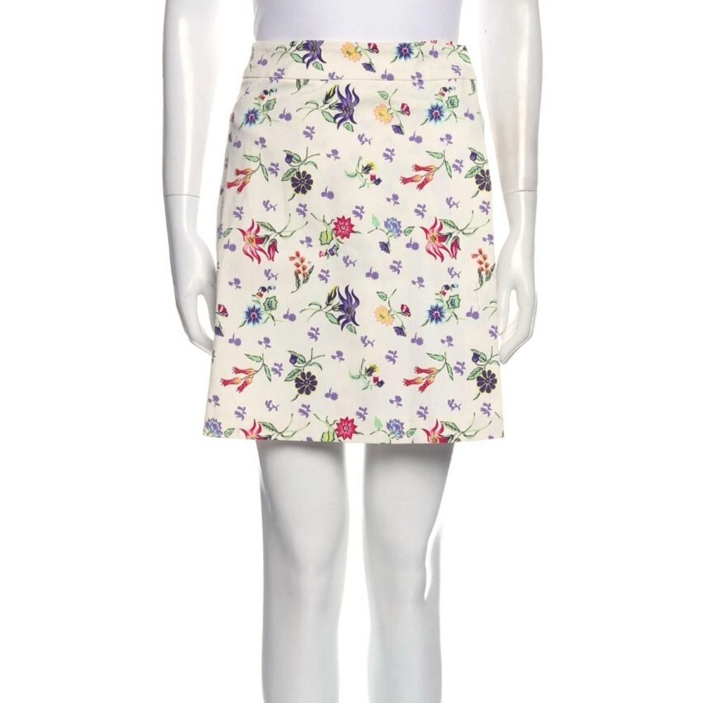 Leggiadro Floral Aline‎ Skirt Size 8